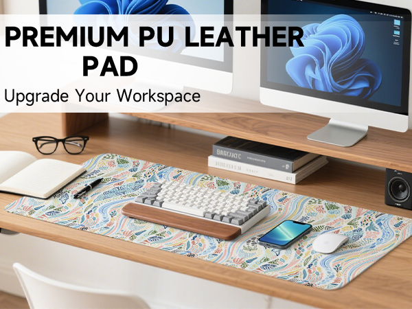 PU LEATHER DESK MAT