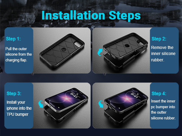iPhone 17/16E case full-body protection
