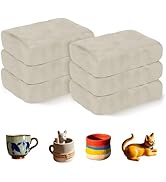 ZEHIQ Premium Air Dry Clay-6.6 lbs Natural White Pottery Clay for Wheel Throwing Hand Building Sc...