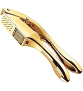 Garlic press and slicer 2 in 1,Effortlessly Crush, Slice, and Mince Garlic,with this Versatile Ki...
