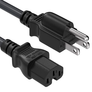 Cable Leader 14 AWG Power Cord NEMA 5-15P to IEC320 C15