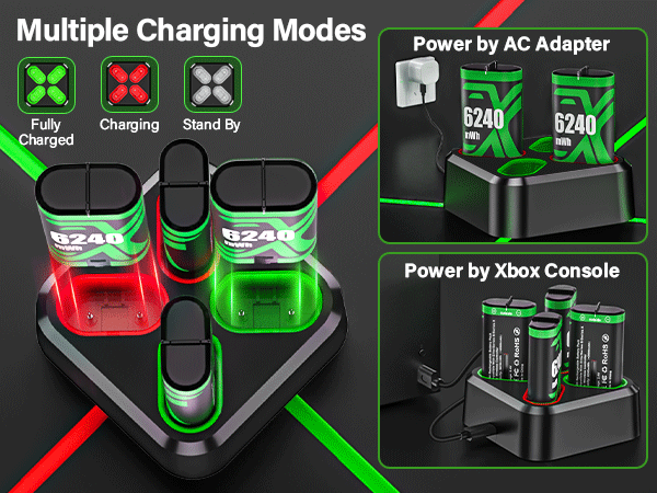 rechargeable xbox battery pack