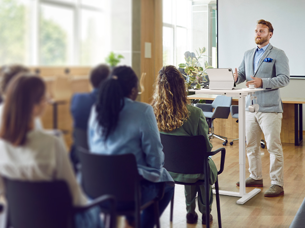 electric overbed bedside table height adjustable small
