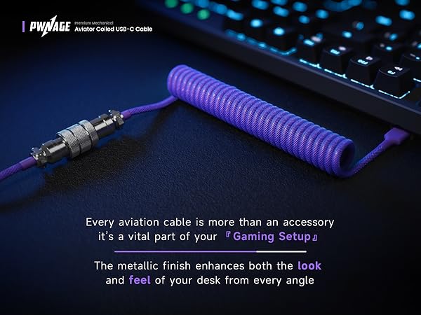 pwnage premium aviator coiled cables