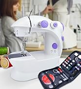 Easy Sewing Machine for Beginner Kid, Electric Portable Sewing Machine Lightweight, Small Househo...
