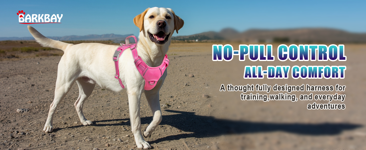 Dog wearing a no pull dog harness dog harness medium sized dog pink dog harness for large dogs