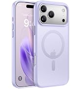 Miracase for Translucent 18 Pro Max Phone Case, Purple