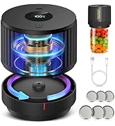 ATTIKBIZ Mason Jar Vacuum Sealer - Electric Vacuum Sealer for Jars with Wide and Regular Mouth Ma...