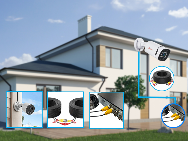 surveillance camera cables