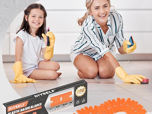 Plastic Razor Blade for Cleaning
