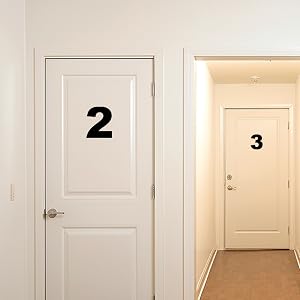 SSIGNS Vinyl Sticker Numbers