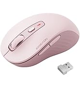 EWEAND C1 Wireless Mouse for Small&amp;Medium Hands, Dual-Mode 2.4 G/Bluetooth Mouse with 5 Adjustabl...