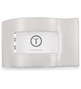 TELETIES - Large Flat Rectangle Clip - For Thick Hair - For Lounging, Travel, Yoga, &amp; More - Stro...