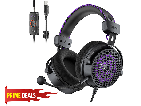 FIFINE Ampligame H18V Lite Open Back Gaming Headset With Mic