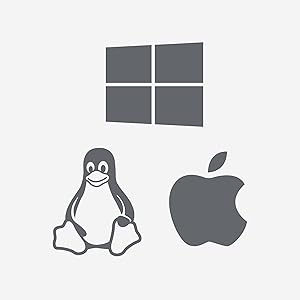 Image of Windows, macOS, and Linux compatibility