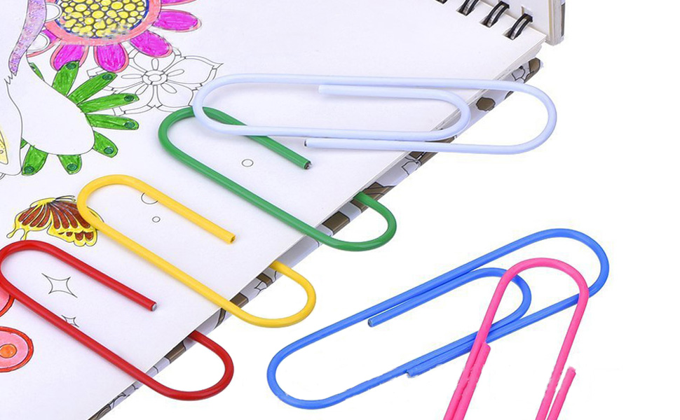 Colorful paper clips