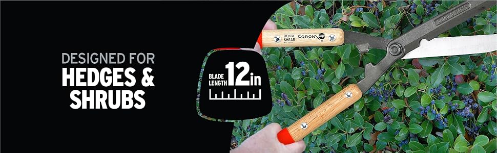 Designed for hedges and shrubs