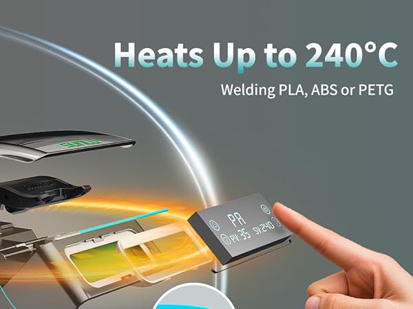 heats up to 240