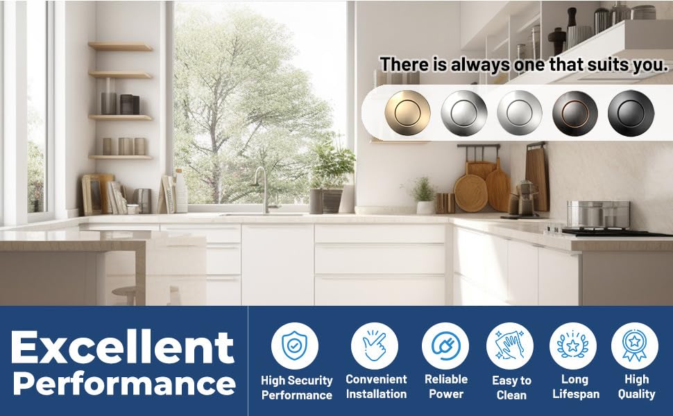 garbage disposal button