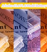 Ariceleo 1 Pack 65.6 Ft. Battery Operated Outdoor String Lights with Remote &amp; Timer, LED Warm Whi...