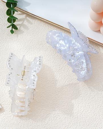 Butterfly Acrylic Hair Clip