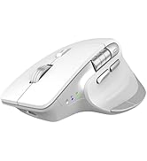 CITLLA Wireless Bluetooth Mouse, Ergonomic Rechargeable Silent Mouse with Multi-Device, Adjustabl...