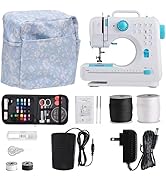 JUCVNB Mini Sewing Machine for Beginners and Kids Ages 8-12, Portable Sewing Machines with 12 Bui...