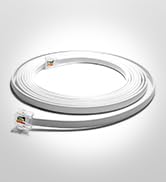 telephone cable 15 ft phone cord for landline rj11 phone line landline phone cord