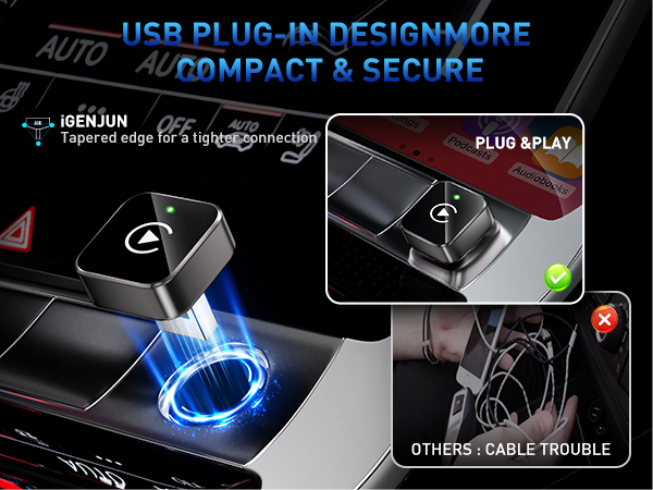 usb plug in desinmore compact secure