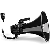 My Mealivos75W 2000 Professional Yard Sound Range Heavy PA Bullhorn Megaphone Speaker, Adjustable...