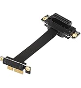 SinLoon PCIE 3.0 Extension Cable,36PIN 1X Extension Cable, 90 Degree PCI Express 1X Extend Card,f...