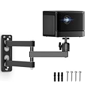 JUBOR Projector Wall Mount, 360° Rotation Adjustable Projector Webcams Stand with 1/4" Ball Head,...