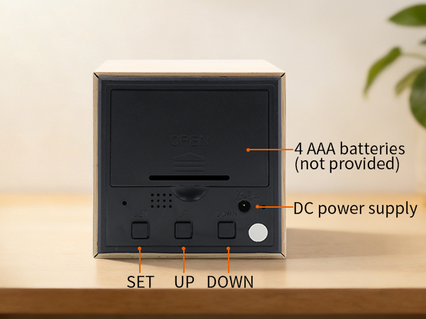digital clock with temperature