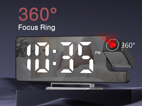Projection Alarm Clock for Bedroom
