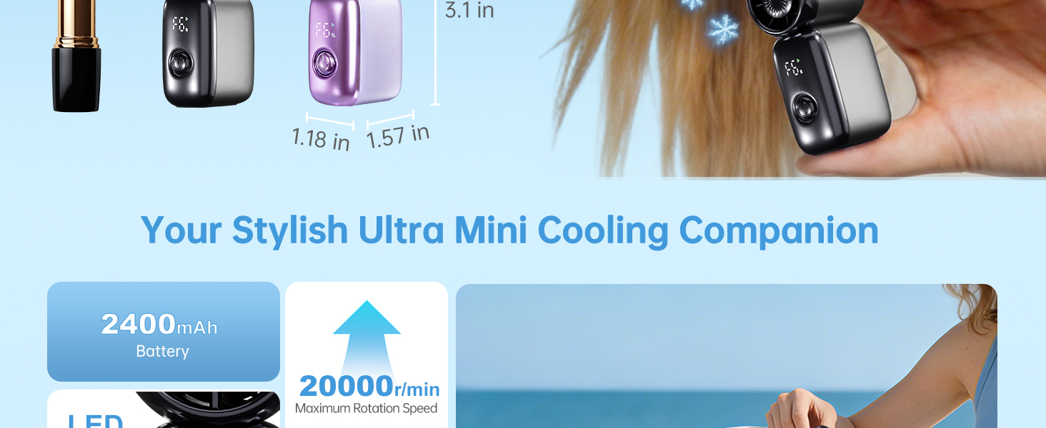portable fan for travel