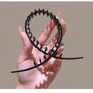 Teenage Headbands for Sports Matte black hair accessories Effortless hairband for teen girls