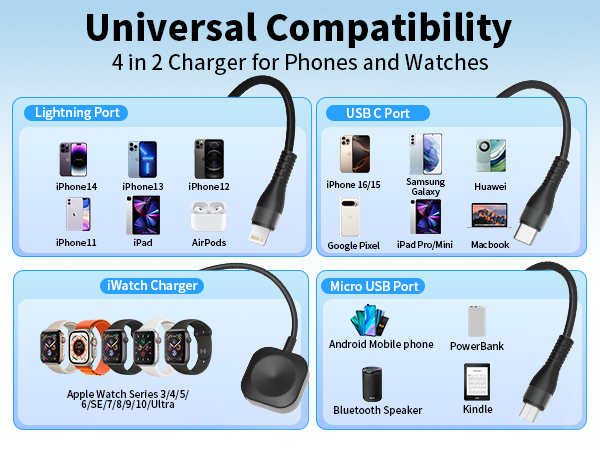apple watch charging cable retractable chargers for multiple devices retractable multi charger