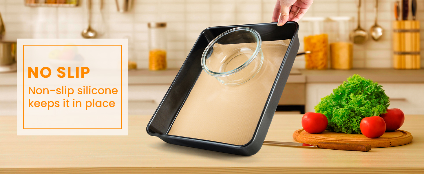 Non slip silicone mat for kitchen Counter palcemat Silicone mat Countertop mat