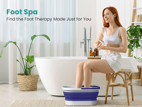 Nekteck Foot Soaking Tub Collapsible Bucket for Foot Bath Soak Tub