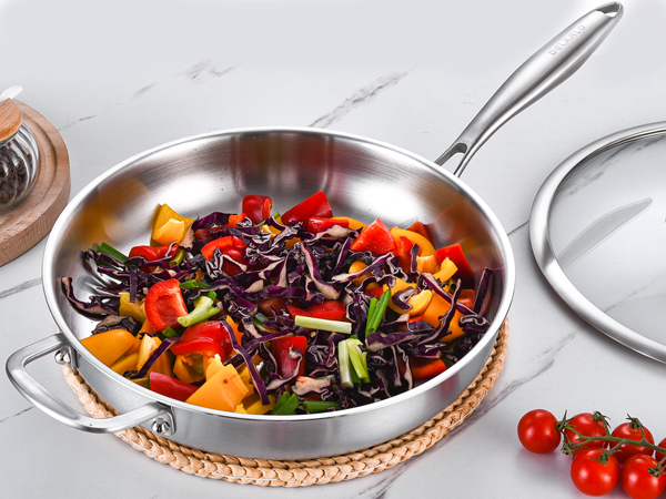 DELARLO FRYING PAN WITH LID