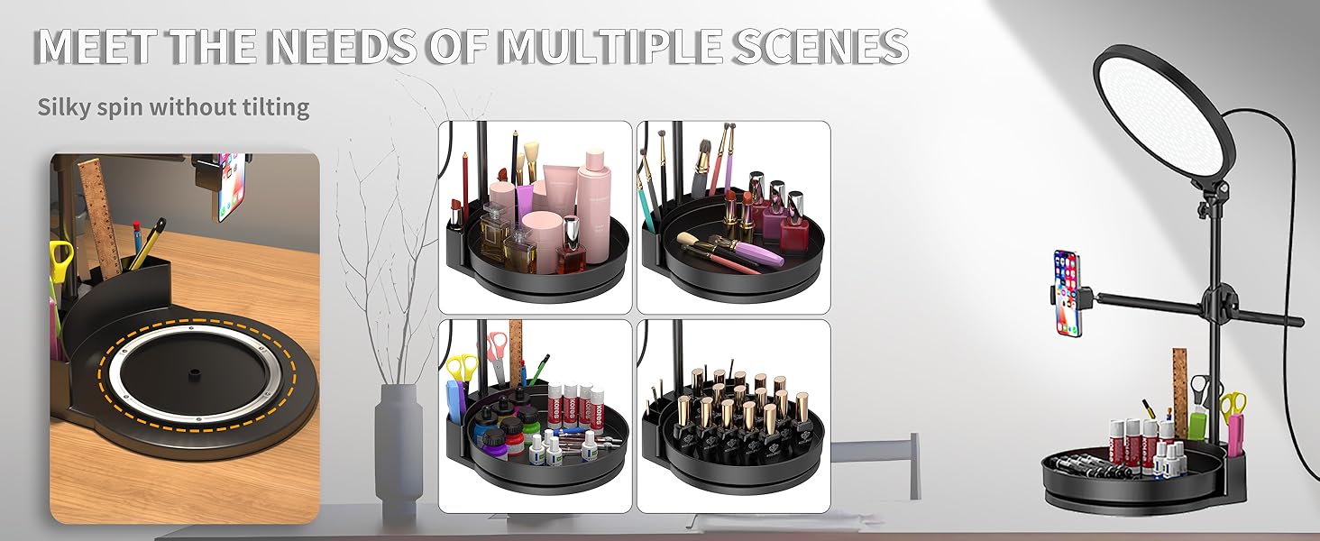 Storage tray pen holders