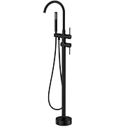 FORIOUS FreeStanding Tub Faucets, Tub Filler Standing Bathtub Faucet, Floor Mount Bathtub Filler ...