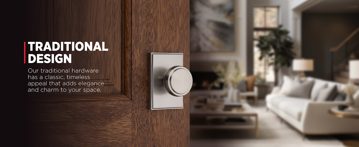 Our traditional design has a classic, timeless appeal that adds elegance and charm to your space.