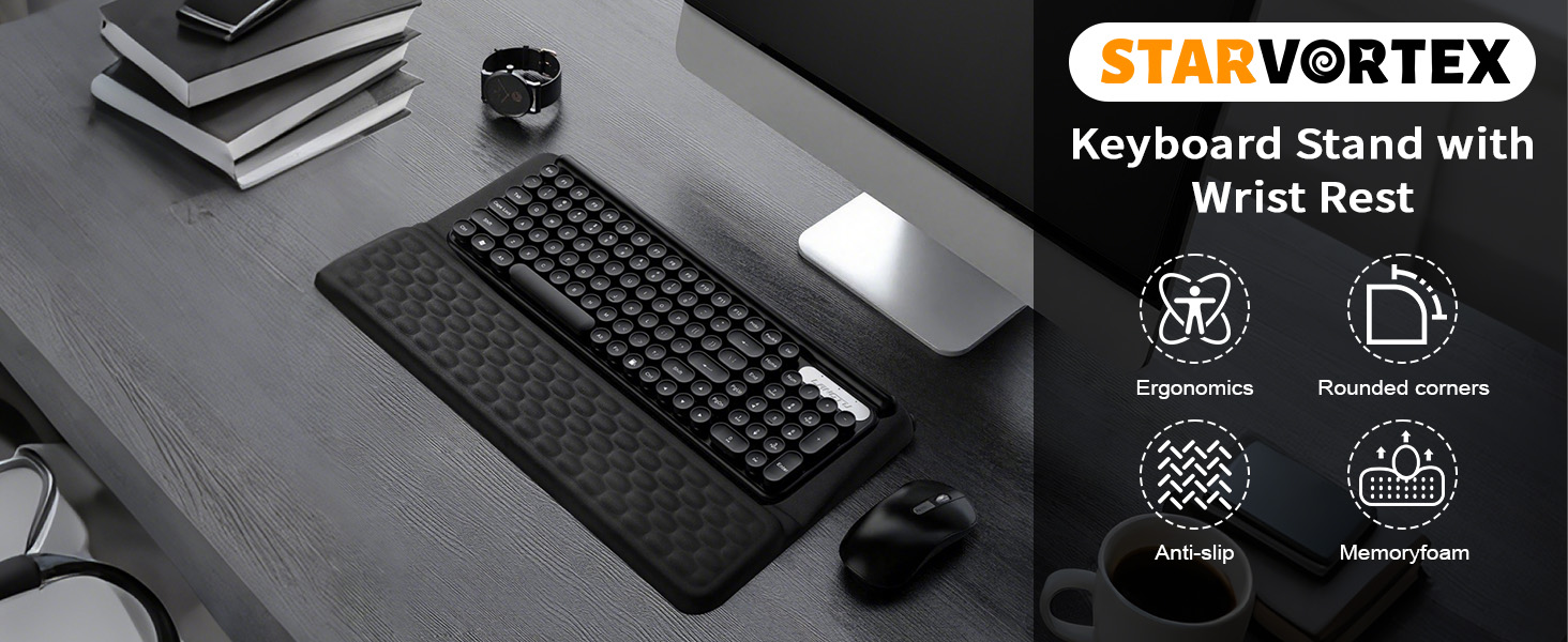 Keyboard Stand with Wrist Rest