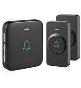 AVANTEK Wireless Door Bell, CB-21 Mini Waterproof Wireless Doorbell Operating at Over 1000 Feet, ...