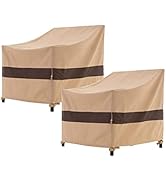 WJ-X3 Patio Chair Cover, Outdoor Lounge Cover, Heavy Duty, Waterproof Lawn Chair Covers, 29W x 30...