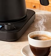 AGORVIO Gooseneck Electric Kettle, ±1°F Precision Control, 24H Keep Warm, Smart Altitude Adjustme...