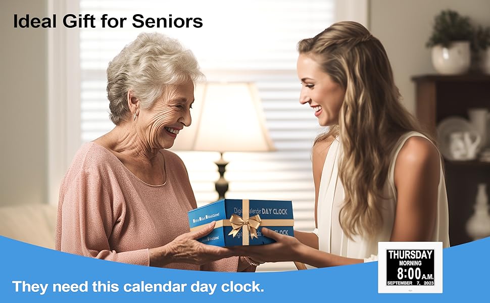 Digital Calendar Alarm Day Clock