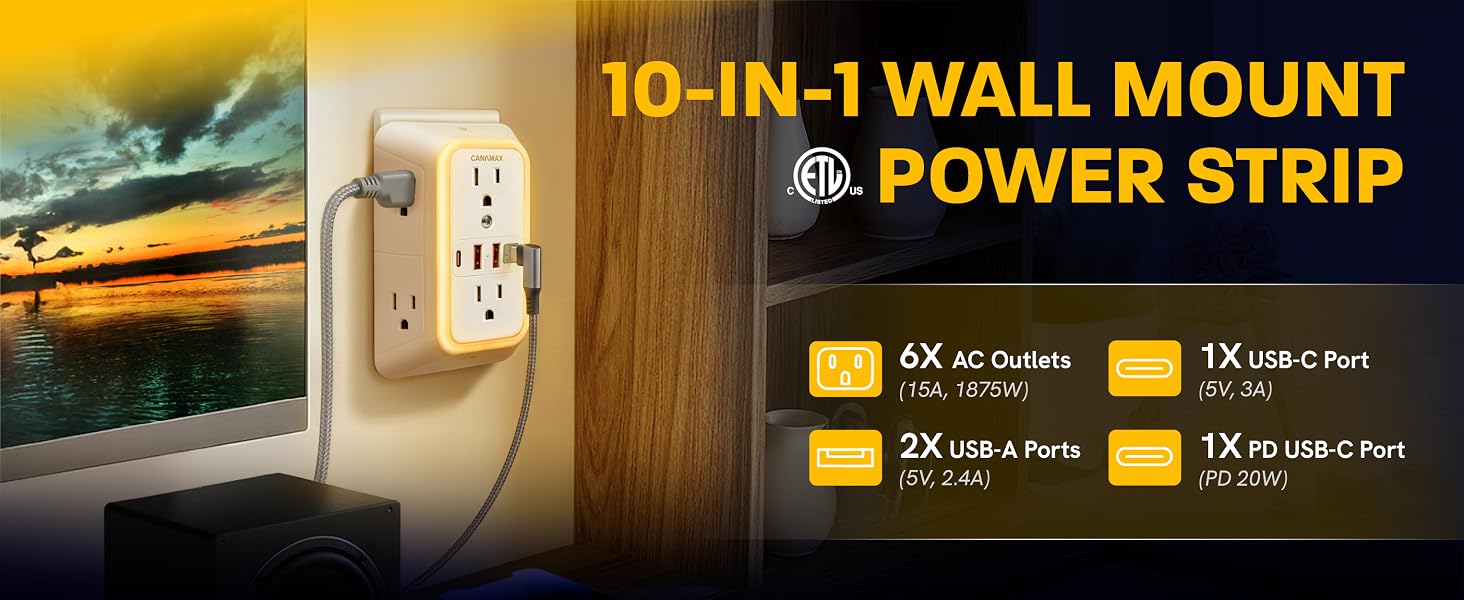 Wall Charger Power Strips