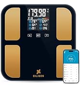EILISON Smart Scale for Body Weight, 4 Electrodes Digital Bathroom Scale BMI Weighing Bluetooth S...